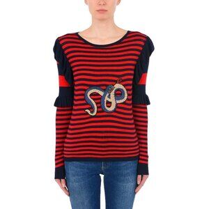 Akep Striped Snake Sweater NWT